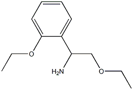 2-ethoxy-1-(2-ethoxyphenyl)ethanamine Struktur