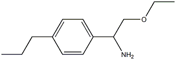 2-ethoxy-1-(4-propylphenyl)ethanamine Struktur