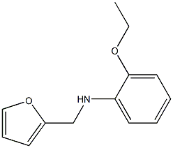 2-ethoxy-N-(furan-2-ylmethyl)aniline Struktur