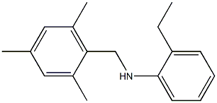 2-ethyl-N-[(2,4,6-trimethylphenyl)methyl]aniline Struktur