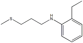 2-ethyl-N-[3-(methylsulfanyl)propyl]aniline Struktur