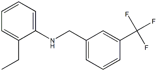 2-ethyl-N-{[3-(trifluoromethyl)phenyl]methyl}aniline Struktur