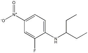 2-fluoro-4-nitro-N-(pentan-3-yl)aniline Struktur