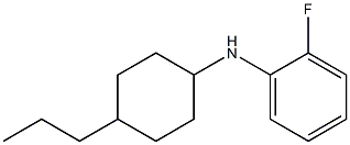 2-fluoro-N-(4-propylcyclohexyl)aniline Struktur