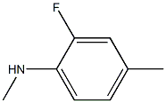 2-fluoro-N,4-dimethylaniline Struktur