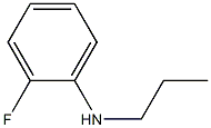 2-fluoro-N-propylaniline Struktur