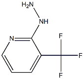 2-hydrazinyl-3-(trifluoromethyl)pyridine Struktur