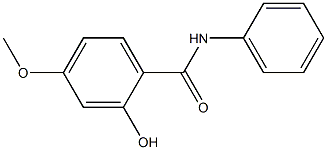 2-hydroxy-4-methoxy-N-phenylbenzamide Struktur