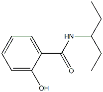 2-hydroxy-N-(pentan-3-yl)benzamide Struktur