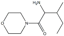 2-methyl-1-(morpholin-4-ylcarbonyl)butylamine Struktur