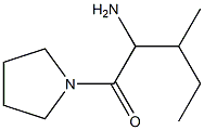 2-methyl-1-(pyrrolidin-1-ylcarbonyl)butylamine Struktur