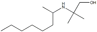 2-methyl-2-(octan-2-ylamino)propan-1-ol Struktur