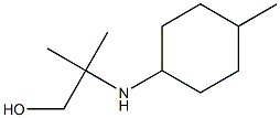 2-methyl-2-[(4-methylcyclohexyl)amino]propan-1-ol Struktur