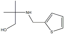 2-methyl-2-[(thiophen-2-ylmethyl)amino]propan-1-ol Struktur