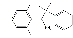 2-methyl-2-phenyl-1-(2,4,6-trifluorophenyl)propan-1-amine Struktur