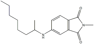 2-methyl-5-(octan-2-ylamino)-2,3-dihydro-1H-isoindole-1,3-dione Struktur