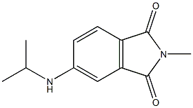 2-methyl-5-(propan-2-ylamino)-2,3-dihydro-1H-isoindole-1,3-dione Struktur