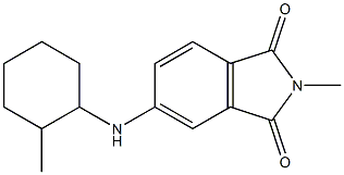 2-methyl-5-[(2-methylcyclohexyl)amino]-2,3-dihydro-1H-isoindole-1,3-dione Struktur