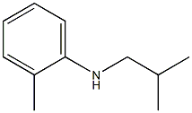 2-methyl-N-(2-methylpropyl)aniline Struktur