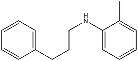 2-methyl-N-(3-phenylpropyl)aniline Struktur