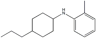 2-methyl-N-(4-propylcyclohexyl)aniline Struktur