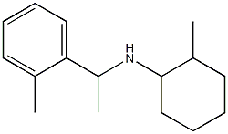 2-methyl-N-[1-(2-methylphenyl)ethyl]cyclohexan-1-amine Struktur