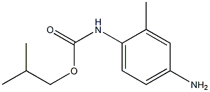 2-methylpropyl N-(4-amino-2-methylphenyl)carbamate Struktur