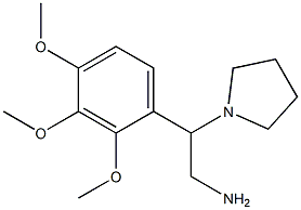 2-pyrrolidin-1-yl-2-(2,3,4-trimethoxyphenyl)ethanamine Struktur