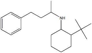 2-tert-butyl-N-(4-phenylbutan-2-yl)cyclohexan-1-amine Struktur