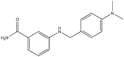 3-({[4-(dimethylamino)phenyl]methyl}amino)benzamide Struktur