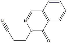 3-(1-oxophthalazin-2(1H)-yl)propanenitrile Struktur