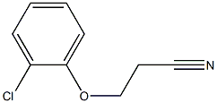 3-(2-chlorophenoxy)propanenitrile Struktur