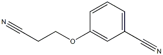 3-(2-cyanoethoxy)benzonitrile Struktur