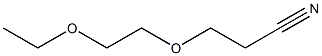 3-(2-ethoxyethoxy)propanenitrile Struktur