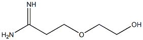 3-(2-hydroxyethoxy)propanimidamide Struktur