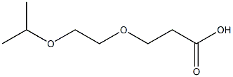 3-(2-isopropoxyethoxy)propanoic acid Struktur