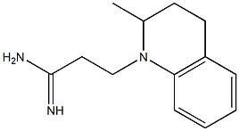 3-(2-methyl-3,4-dihydroquinolin-1(2H)-yl)propanimidamide Struktur