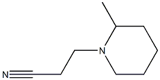 3-(2-methylpiperidin-1-yl)propanenitrile Struktur