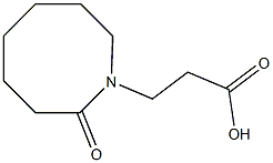 3-(2-oxoazocan-1-yl)propanoic acid Struktur