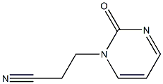 3-(2-oxopyrimidin-1(2H)-yl)propanenitrile Struktur