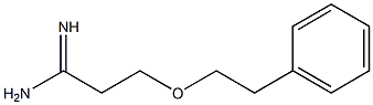 3-(2-phenylethoxy)propanimidamide Struktur