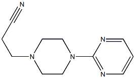 3-(4-pyrimidin-2-ylpiperazin-1-yl)propanenitrile Struktur