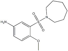 3-(azepane-1-sulfonyl)-4-methoxyaniline Struktur