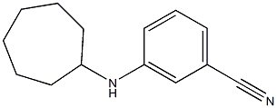 3-(cycloheptylamino)benzonitrile Struktur