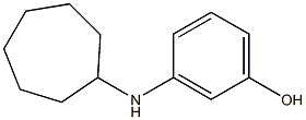 3-(cycloheptylamino)phenol Struktur