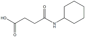 3-(cyclohexylcarbamoyl)propanoic acid Struktur