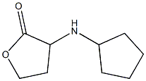 3-(cyclopentylamino)oxolan-2-one Struktur