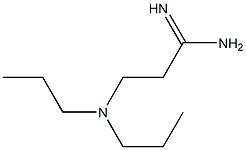 3-(dipropylamino)propanimidamide Struktur