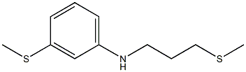 3-(methylsulfanyl)-N-[3-(methylsulfanyl)propyl]aniline Struktur