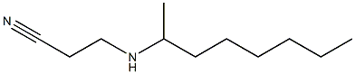 3-(octan-2-ylamino)propanenitrile Struktur